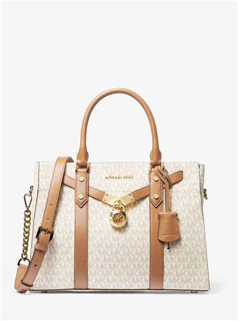 michael kors hamilton logo satchel|Michael Kors nouveau Hamilton large.